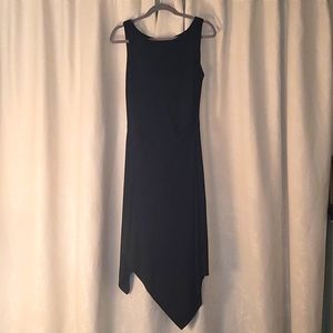 White House Black Market Asymmetric Hem Little Black Dress